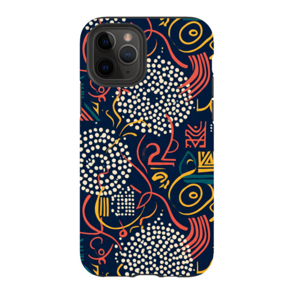 Adire Nightfall by Ada Okoye - iPhone Tough Case