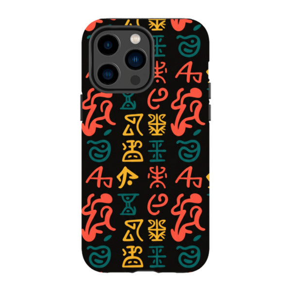 Nsibidi Pulse by Ada Okoye - iPhone Tough Case