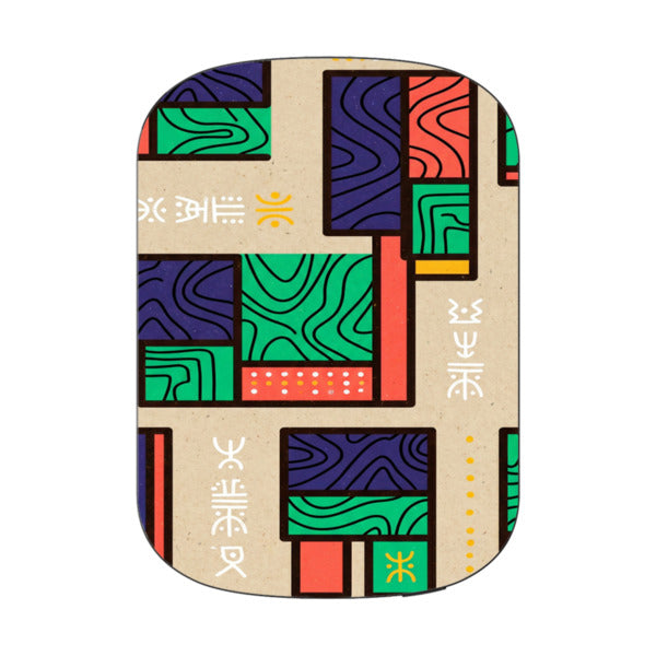 Ankara Blocks on Sand by Ada Okoye — MagSafe CHARGEPOD Shell Only — Finnaij
