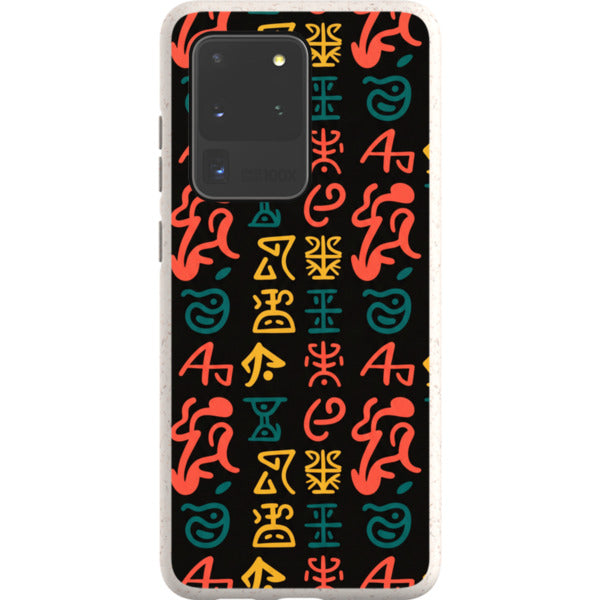 Nsibidi Pulse by Ada Okoye - Samsung Galaxy Bio-degradable Case