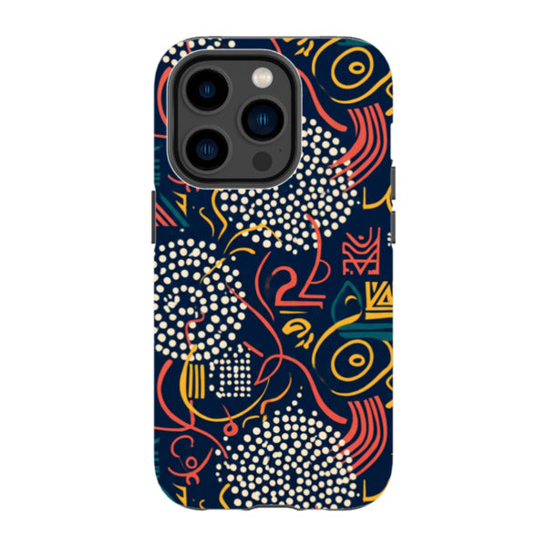 Adire Nightfall by Ada Okoye - iPhone Tough Case
