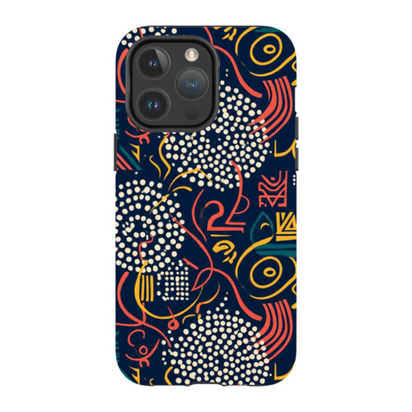 Adire Nightfall by Ada Okoye — Magsafe Tough Case for iPhone — Finnaij