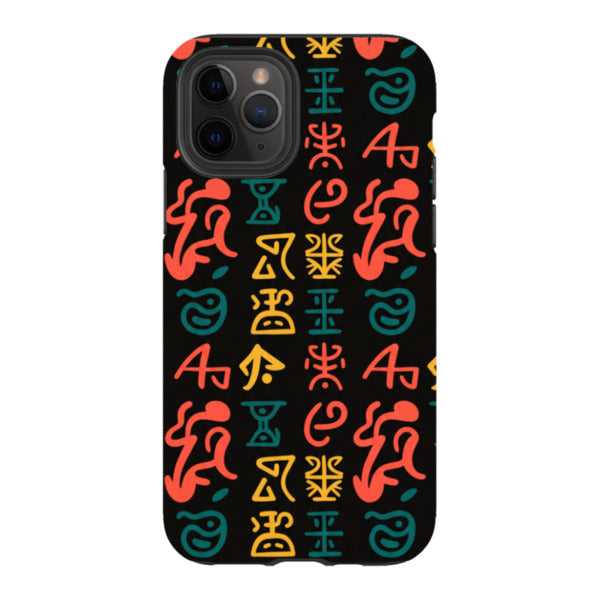 Nsibidi Pulse by Ada Okoye - iPhone Tough Case