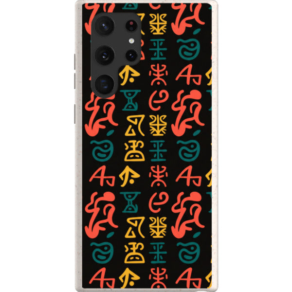 Nsibidi Pulse by Ada Okoye - Samsung Galaxy Bio-degradable Case
