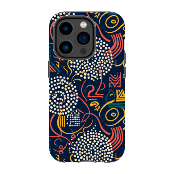 Adire Nightfall by Ada Okoye - iPhone Tough Case
