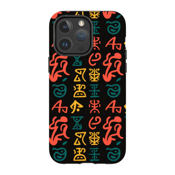 Nsibidi Pulse by Ada Okoye — Magsafe Tough Case for iPhone — Finnaij