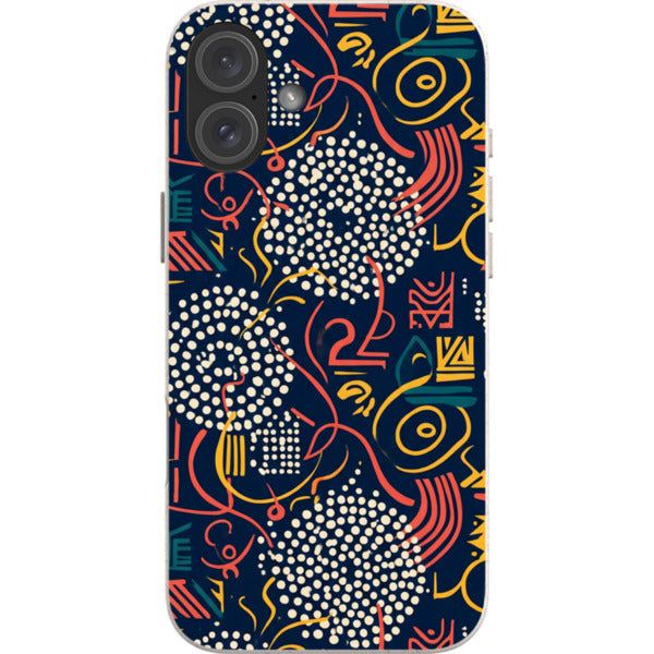Adire Nightfall by Ada Okoye — iPhone Bio-degradable Case — Finnaij