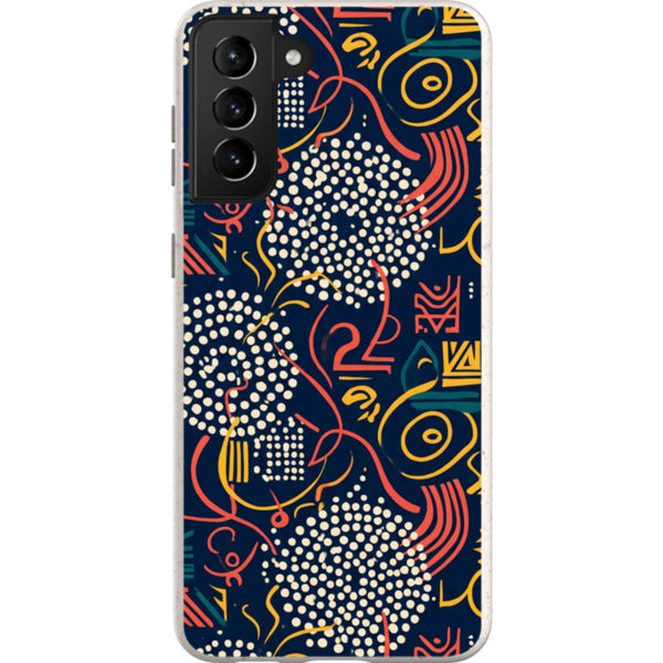 Adire Nightfall by Ada Okoye - Samsung Galaxy Bio-degradable Case