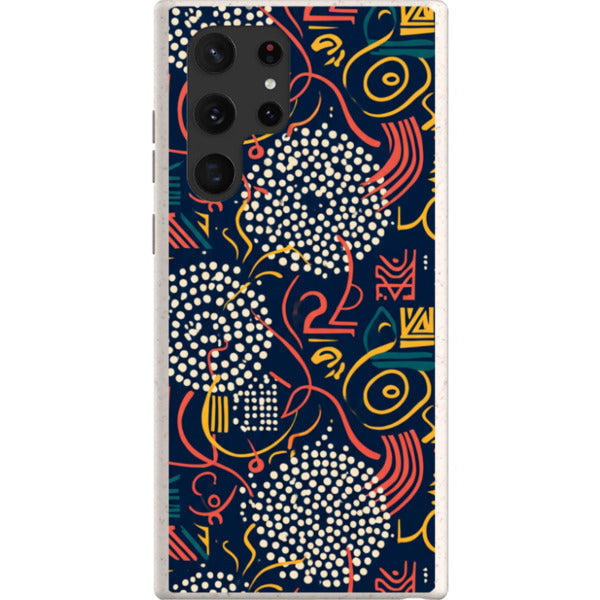 Adire Nightfall by Ada Okoye - Samsung Galaxy Bio-degradable Case