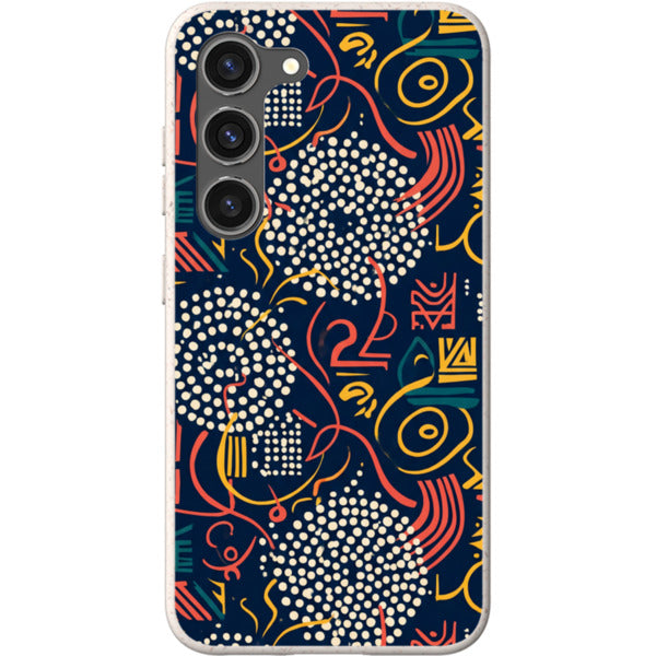 Adire Nightfall by Ada Okoye - Samsung Galaxy Bio-degradable Case