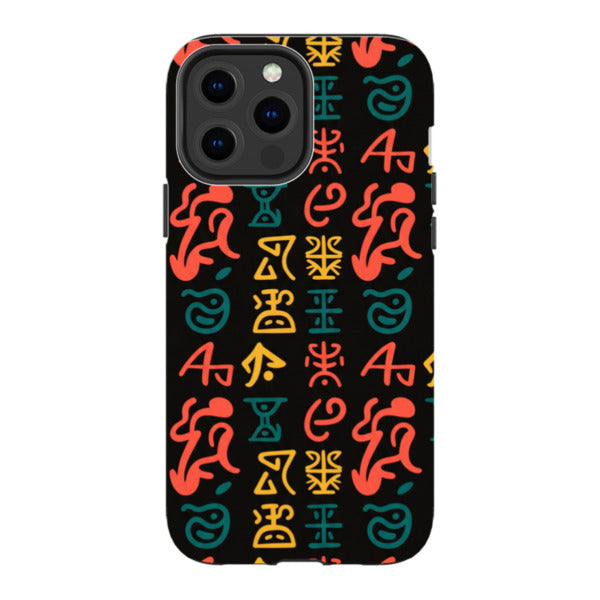 Nsibidi Pulse by Ada Okoye - iPhone Tough Case