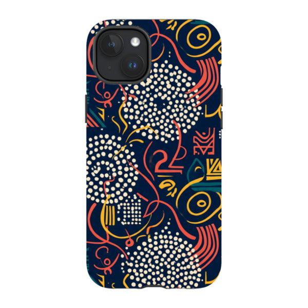 Adire Nightfall by Ada Okoye — Magsafe Tough Case for iPhone — Finnaij