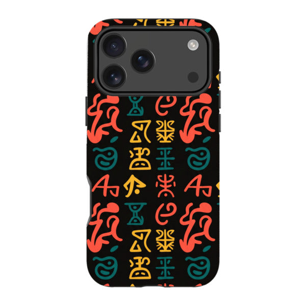 Nsibidi Pulse by Ada Okoye — Magsafe Tough Case for iPhone — Finnaij