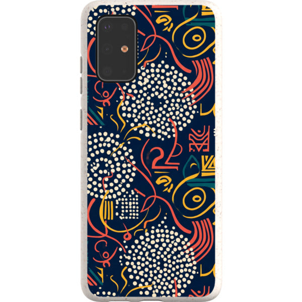 Adire Nightfall by Ada Okoye - Samsung Galaxy Bio-degradable Case