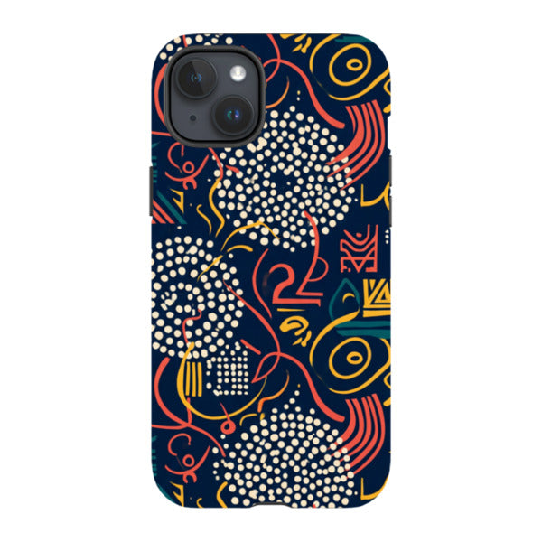 Adire Nightfall by Ada Okoye - iPhone Tough Case