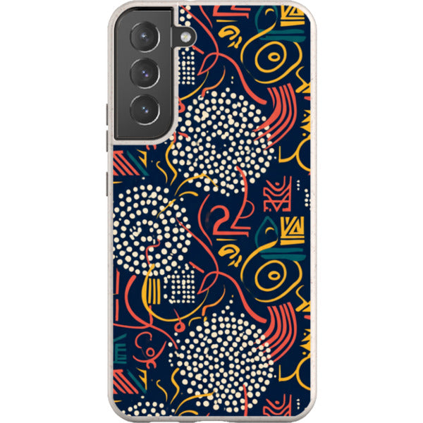 Adire Nightfall by Ada Okoye - Samsung Galaxy Bio-degradable Case