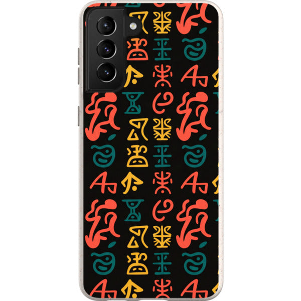 Nsibidi Pulse by Ada Okoye - Samsung Galaxy Bio-degradable Case