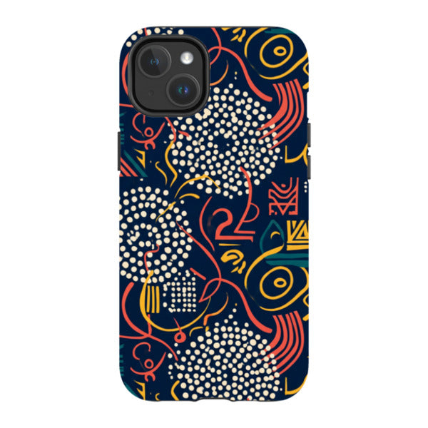 Adire Nightfall by Ada Okoye — Magsafe Tough Case for iPhone — Finnaij