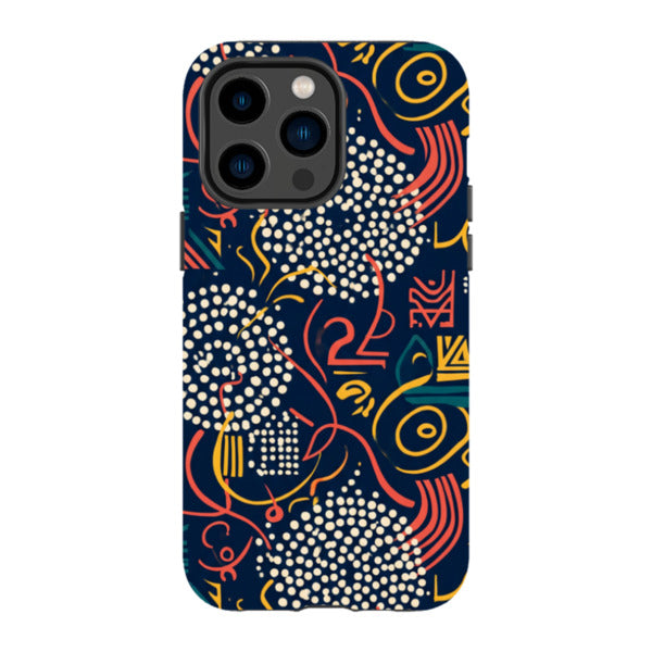 Adire Nightfall by Ada Okoye - iPhone Tough Case