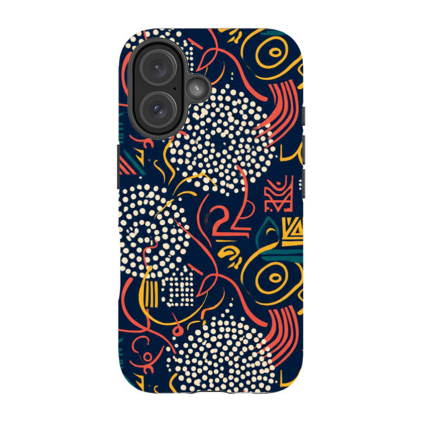 Adire Nightfall by Ada Okoye — Magsafe Tough Case for iPhone — Finnaij