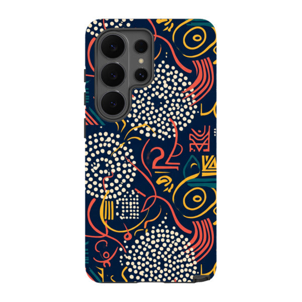 Adire Nightfall by Ada Okoye Tough Case for Samsung Galaxy — Finnaij