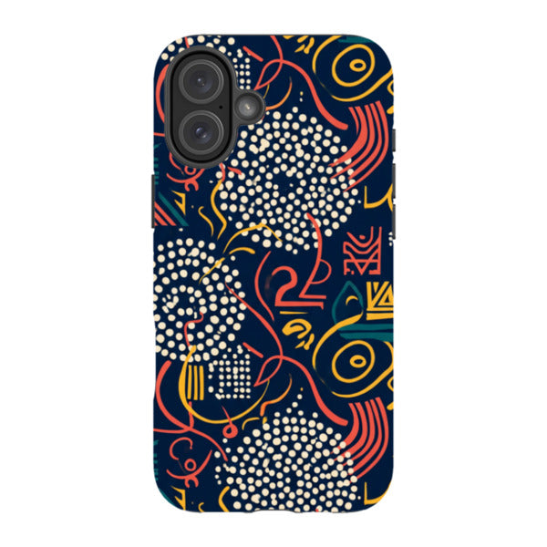 Adire Nightfall by Ada Okoye — Magsafe Tough Case for iPhone — Finnaij