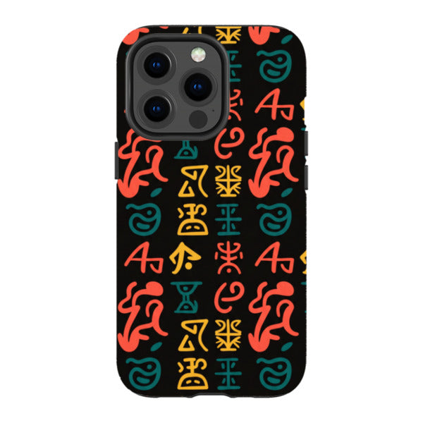 Nsibidi Pulse by Ada Okoye — Magsafe Tough Case for iPhone — Finnaij