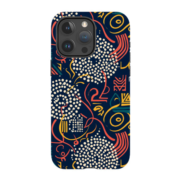 Adire Nightfall by Ada Okoye - iPhone Tough Case