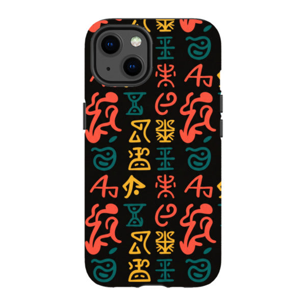Nsibidi Pulse by Ada Okoye — Magsafe Tough Case for iPhone — Finnaij