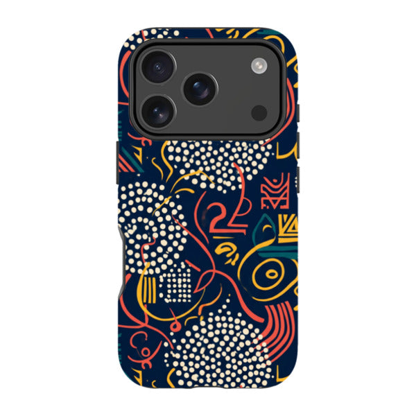 Adire Nightfall by Ada Okoye — Magsafe Tough Case for iPhone — Finnaij