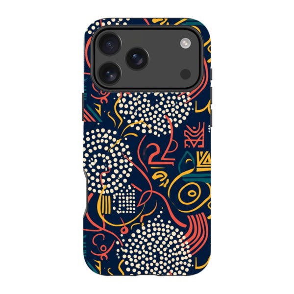 Adire Nightfall by Ada Okoye — Magsafe Tough Case for iPhone — Finnaij