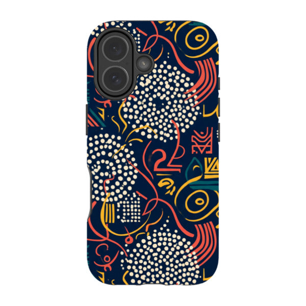 Adire Nightfall by Ada Okoye — Magsafe Tough Case for iPhone — Finnaij