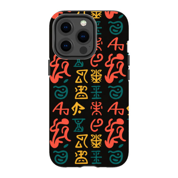 Nsibidi Pulse by Ada Okoye - iPhone Tough Case