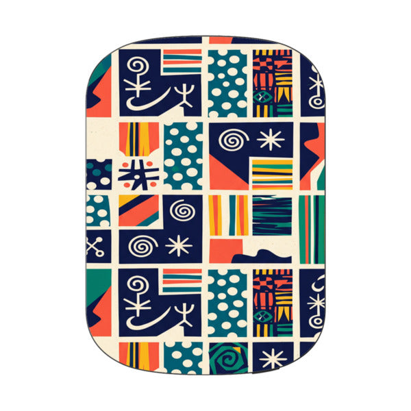 Coastal Indigo Tiles by Ada Okoye — MagSafe CHARGEPOD — Finnaij