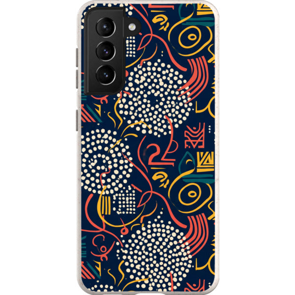 Adire Nightfall by Ada Okoye — Samsung Galaxy Bio-degradable Case — Finnaij