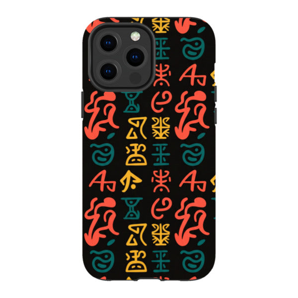 Nsibidi Pulse by Ada Okoye — Magsafe Tough Case for iPhone — Finnaij