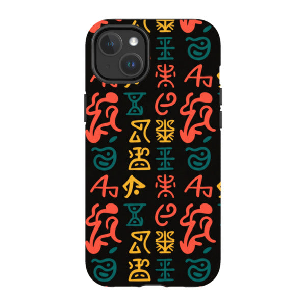Nsibidi Pulse by Ada Okoye — Magsafe Tough Case for iPhone — Finnaij