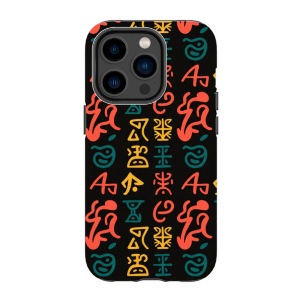 Nsibidi Pulse by Ada Okoye - iPhone Tough Case