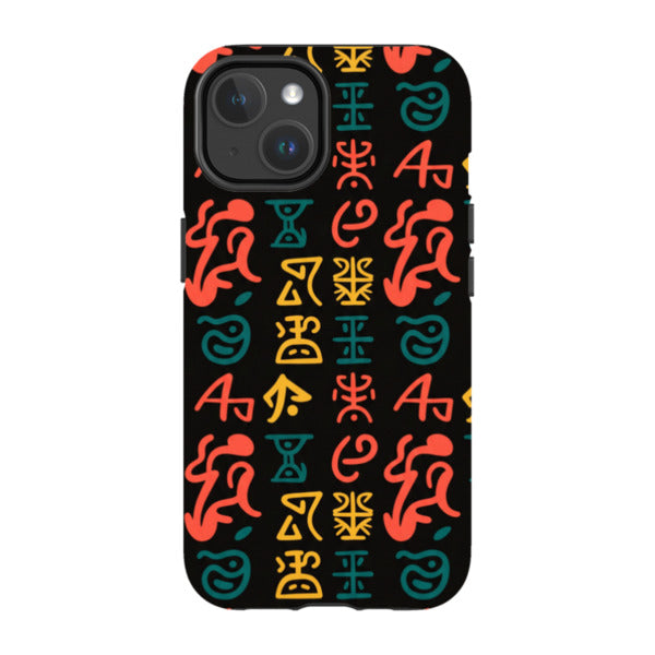 Nsibidi Pulse by Ada Okoye — Magsafe Tough Case for iPhone — Finnaij