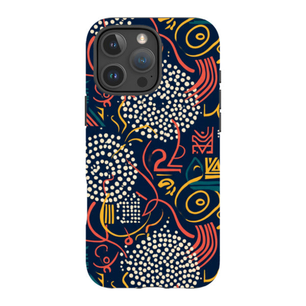 Adire Nightfall by Ada Okoye — Magsafe Tough Case for iPhone — Finnaij
