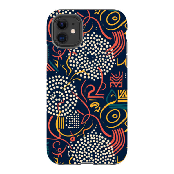 Adire Nightfall by Ada Okoye - iPhone Tough Case