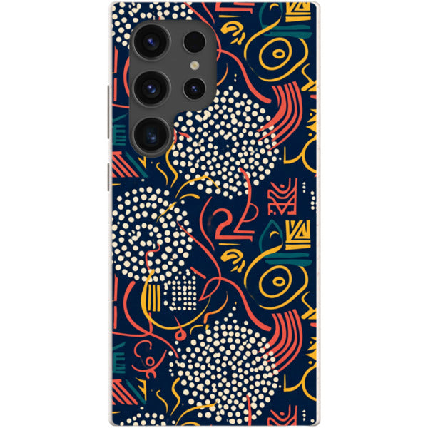 Adire Nightfall by Ada Okoye - Samsung Galaxy Bio-degradable Case