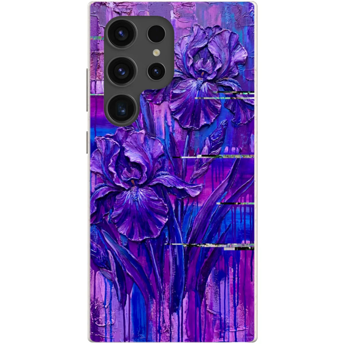 Iris Flowers by Frida Lövström — S24 Ultra Samsung Galaxy Bio-degradable Case — Finnaij