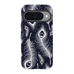 Feathers in Bloom — Pixel 10 Tough Case — Finnaij