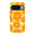 Bold Floral Orange — Pixel 10 Tough Case — Finnaij