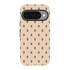 Monogram Beige Harvest — Pixel 10 Tough Case — Finnaij