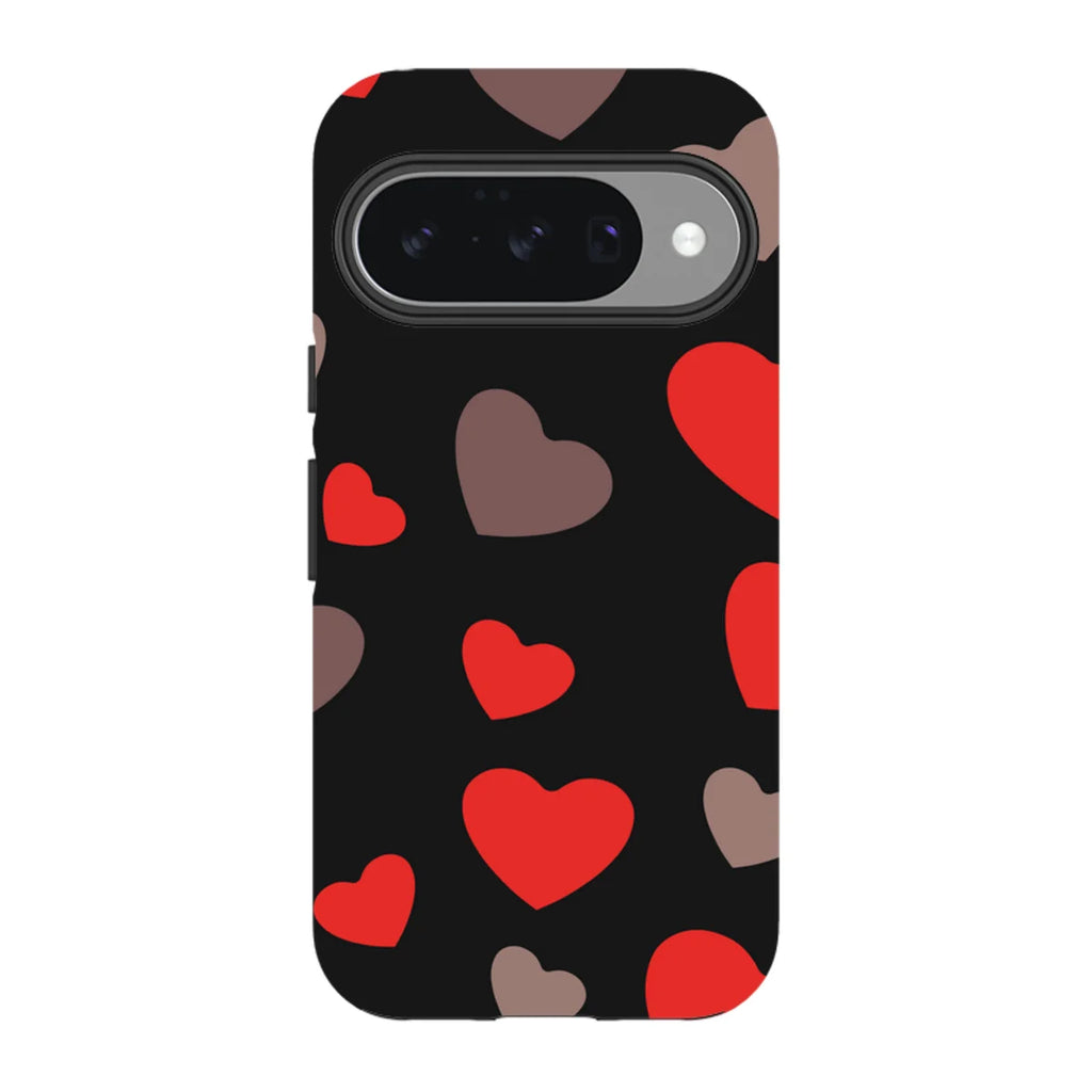 Red Hearts — Pixel 10 Tough Case — Finnaij