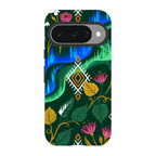 Aurora Birch Bloom by Aino Kallio — Pixel 10 Tough Case — Finnaij