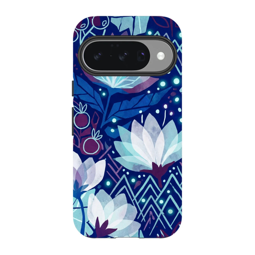 Frozen Lake Petals by Aino Kallio — Pixel 10 Tough Case — Finnaij