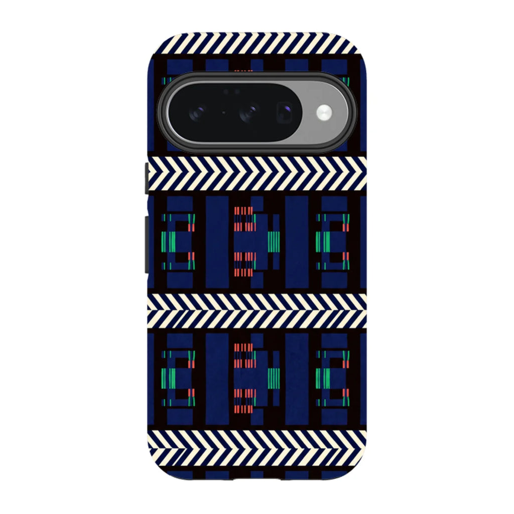 Midnight Aso-Oke by Ada Okoye — Pixel 10 Tough Case — Finnaij
